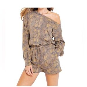 Le Lis Leopard Print romper